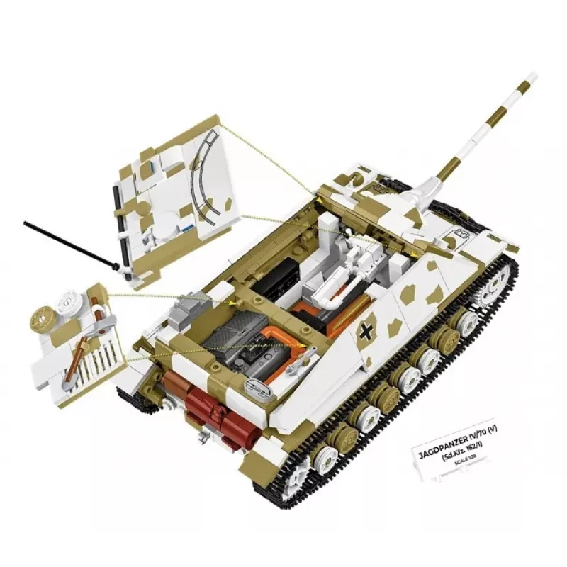 COBI KLOCKI Historical Collection Jagdpanzer IV/70 (V) (Sd.Kfz.162/1) Statybinis Rinkinys 1024 dalių
