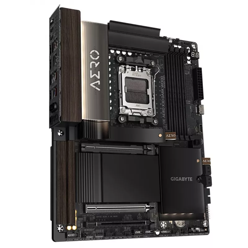Gigabyte X870E AERO X3D DARK WOOD pagrindinė plokštė