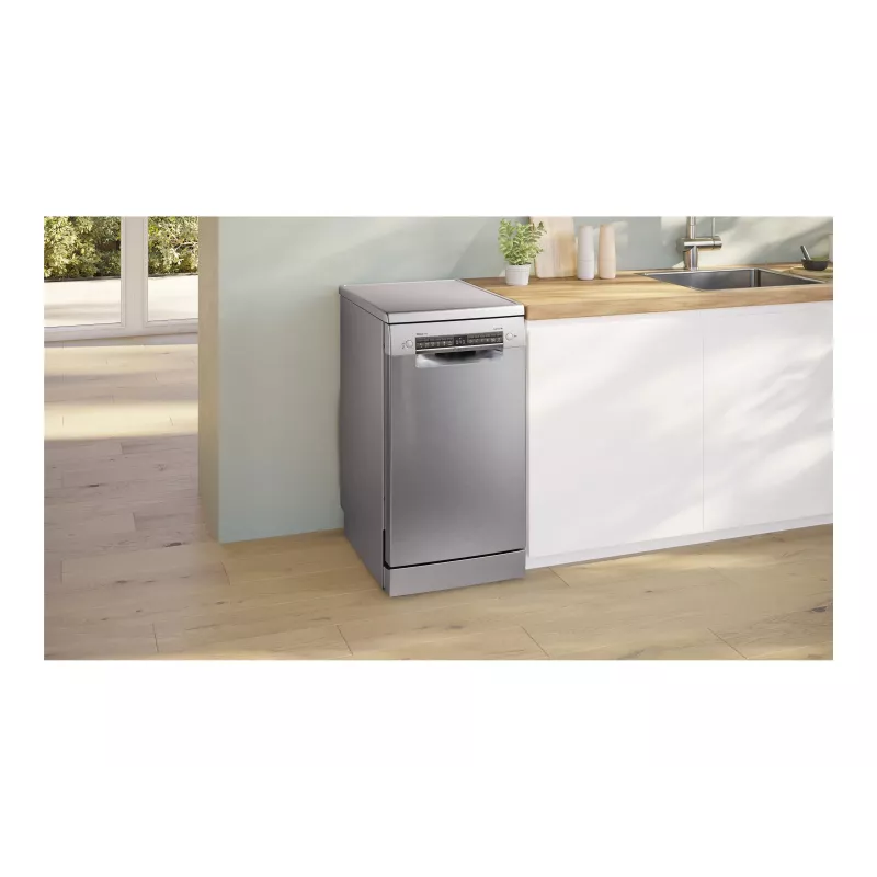 Bosch SPS4HMI13E Laisvai pastatoma indaplovė, 45 cm, energijos klasė D, Inox