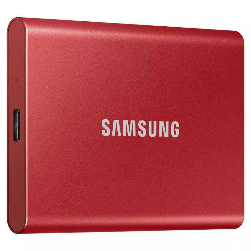 Samsung Portable SSD T7 500GB USB 3.2 Gen 2 Metallic Red
