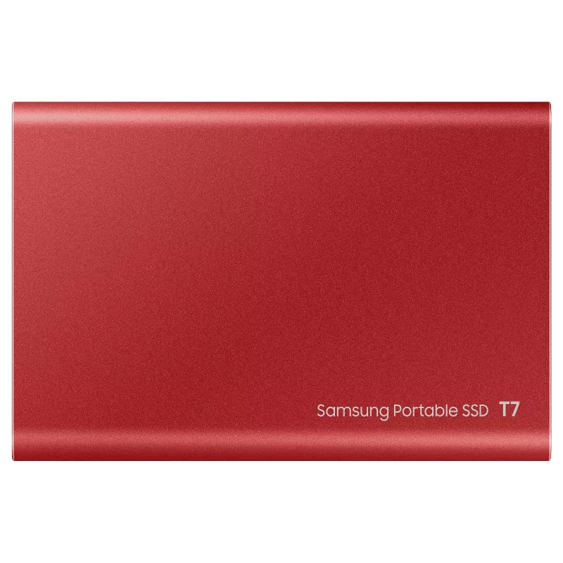 Samsung Portable SSD T7 500GB USB 3.2 Gen 2 Metallic Red