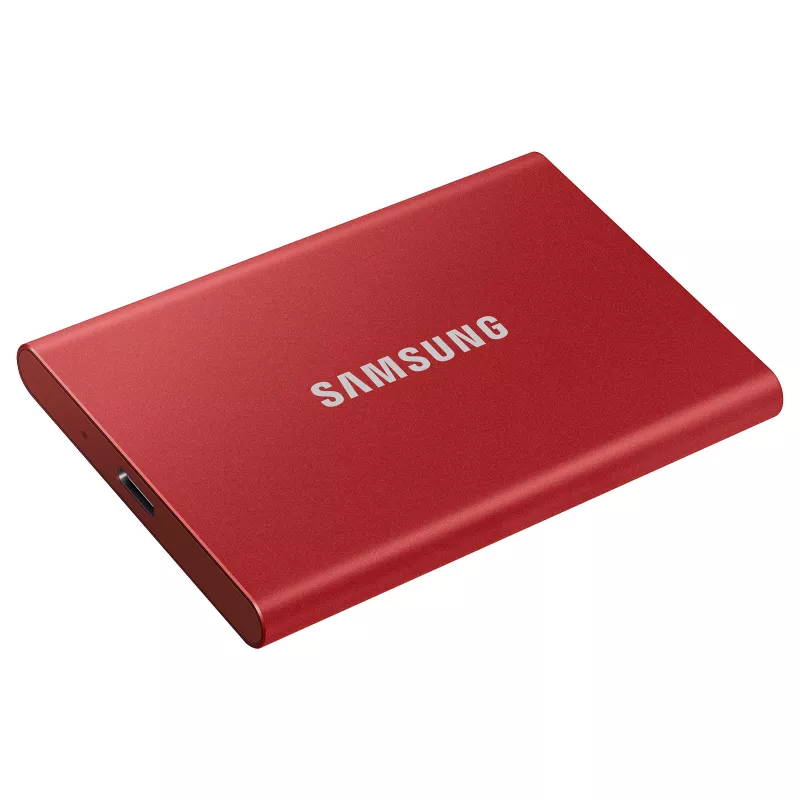 Samsung Portable SSD T7 500GB USB 3.2 Gen 2 Metallic Red