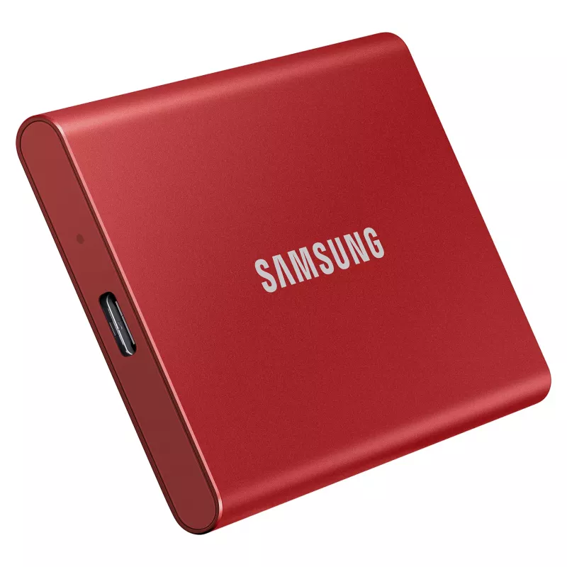 Samsung Portable SSD T7 500GB USB 3.2 Gen 2 Metallic Red