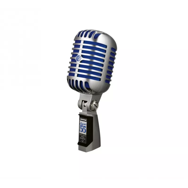 Shure SUPER 55 pilkas dinaminis studijinis mikrofonas, superkardioida