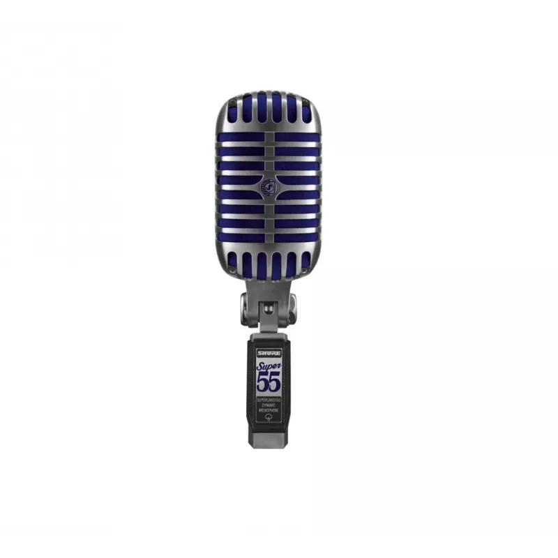 Shure SUPER 55 pilkas dinaminis studijinis mikrofonas, superkardioida