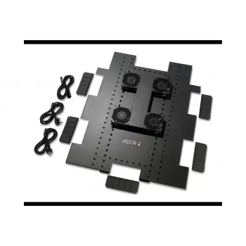 APC Roof Fan Tray - Rack Fan Unit - AC 200-240V - 6 Fans - Black