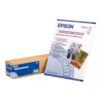 Epson WaterColor Paper Radiant White A3+ 190 g/m² 20 lakštų
