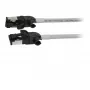 Synergy21 Patch Cable RJ45, CAT6A 500 MHz, 0,25 m, Grey, S/FTP, Slimline Round d=4,5 mm, TPE/LSZH (Superflex), AWG28, su CAT7 Raw Connectors, Rotatable Connector