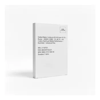 Cradlepoint R2100 Series R2155 5G Cellular Router with 3-Year NetCloud Mobile Performance Essentials + Advanced Plan