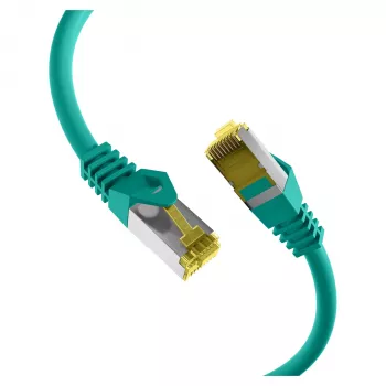 EFB RJ45 Patch Cable Cat.6A S/FTP LSZH Cat.7 Raw Cable Green 0.15m