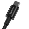 Baseus Superior USB-C į USB-C laidas 1m Juodas 100W Greitas Įkrovimas ir Duomenų Sinchronizavimas