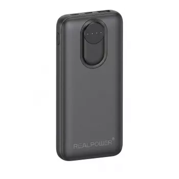 RealPower PB-20000 Pro Power Bank 20000 mAh 30 W 2x USB-A 1x USB-C Juoda