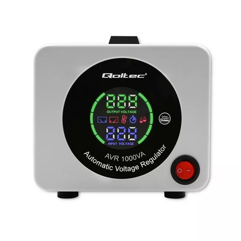 Qoltec 50723 Automatinis įtampos stabilizatorius AVR 1000VA