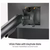 Equip Dvigubo Monitoriavo Stalo Laikiklis 17-32 inch Ekranams, 360° Sukimasis, Dujinė Spyruoklė, 9 kg Talpa, Juodas