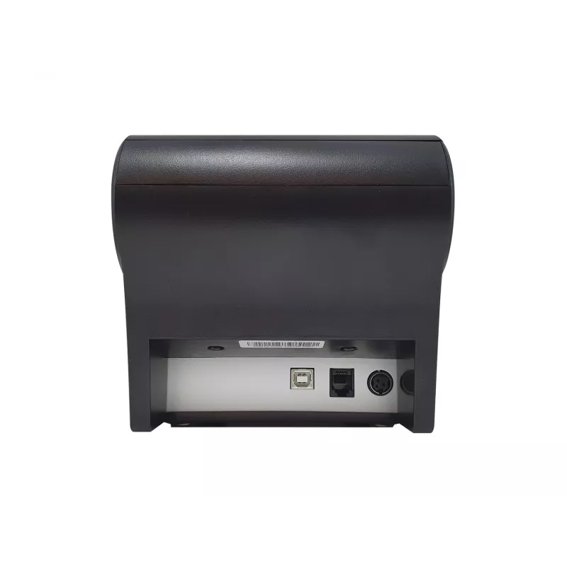 Equip 58/80mm terminis kvitų spausdintuvas su automatiniu pjovikliu, USB/Bluetooth/WiFi/jungtimi kasos stalčiui, juodas