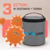 EXTRALINK Smartlife LED Road Flare 3 rinkinys su nešimo krepšiu