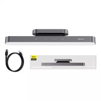 Baseus Magnetic Stepless Desk Lamp with Touch Panel, Grey