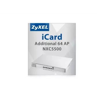 Zyxel E-iCard NXC5500 64 AP licencija Unified/Pro ir NWA5000 serijai
