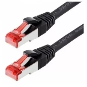 Herweck Helos CAT 6 SFTP Patch Cable RJ-45 Male to RJ-45 Male 0,5m Black