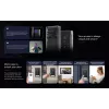 EZVIZ HP7 Pro 4K IP vaizdo domofono komplektas su 7 colių jutikliniu monitoriumi, Wi-Fi 6, delno skaitytuvu, veido atpažinimu, RFID, IP65 lauko stotele