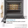 BOSCH HBG571EB4 Įmontuojama orkaitė, juoda, 71 L, pirolizinis apsivalymas, 7 kaitinimo būdai