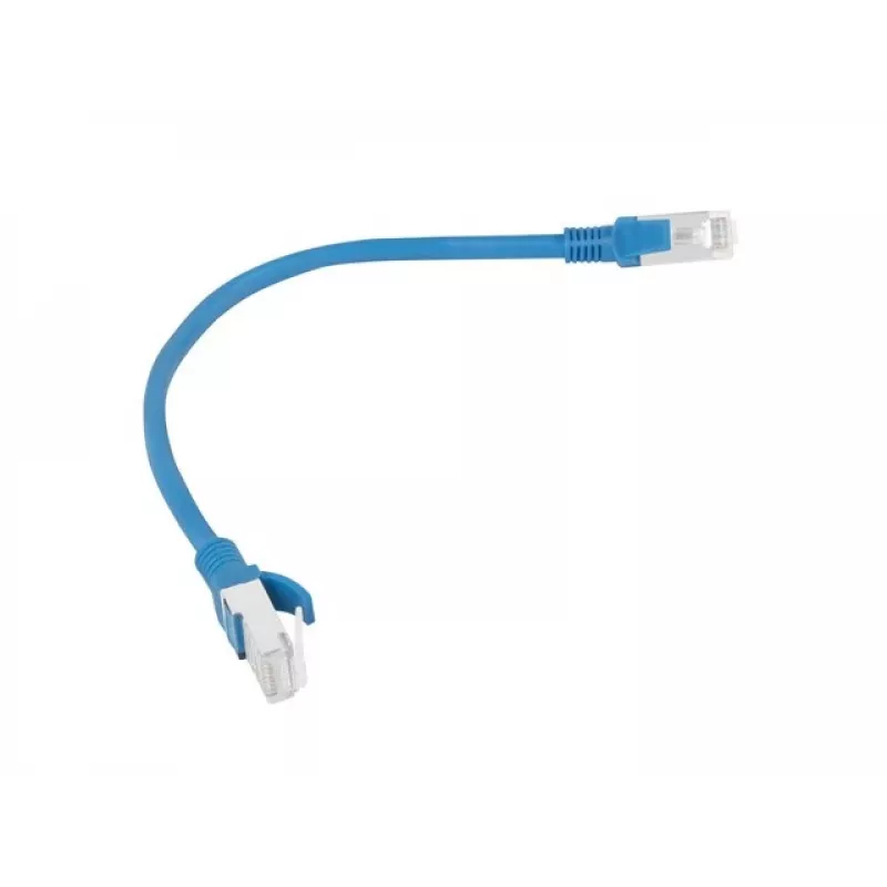 Lanberg PCU6-10CC-0025-B Cat6 U/UTP Ethernet Patch Cable 0,25 m Blue