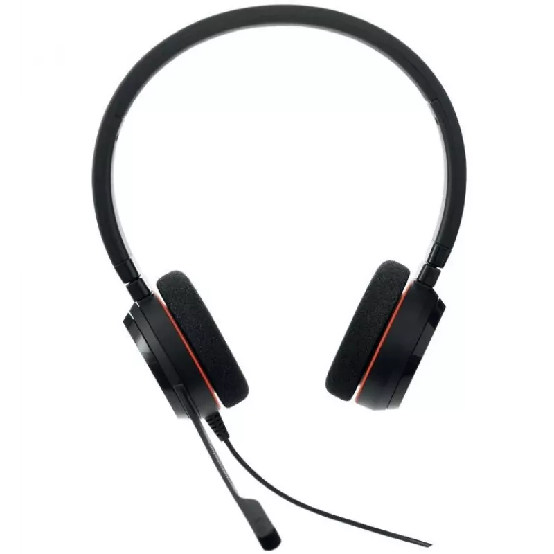Jabra Evolve 20 MS Stereo USB-C Ausinė su Triukšmą Slopinančiu Mikrofonu, Juoda