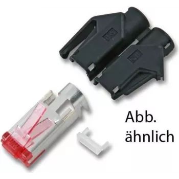 HIROSE TM31DP CAT6a lauke montuojamas RJ45 kištukas, ekranuotas (STP) 8P8C