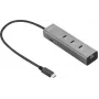 Sandberg USB-C 5-in-1 MediaDock - Docking Station - Sidabrinė/Pilka