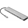 Sandberg USB-C į 8x USB-C + 2x USB-A Hub 100W PD 4K 30Hz Aliuminis