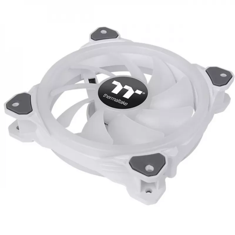 Thermaltake Riing Trio 12 RGB Radiator Fan White TT Premium Edition (3 komplektas su valdikliu)