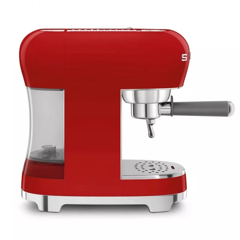 Smeg ECF02RDEU 50's Style Manual Espresso Machine 1.1 L Raudona