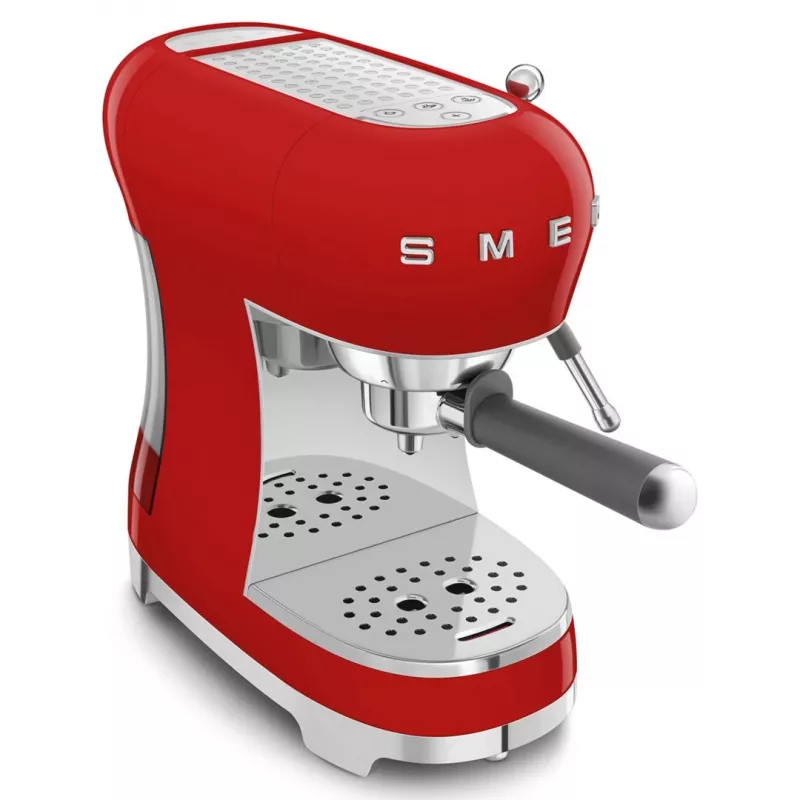 Smeg ECF02RDEU 50's Style Manual Espresso Machine 1.1 L Raudona