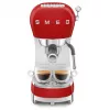 Smeg ECF02RDEU 50's Style Manual Espresso Machine 1.1 L Raudona