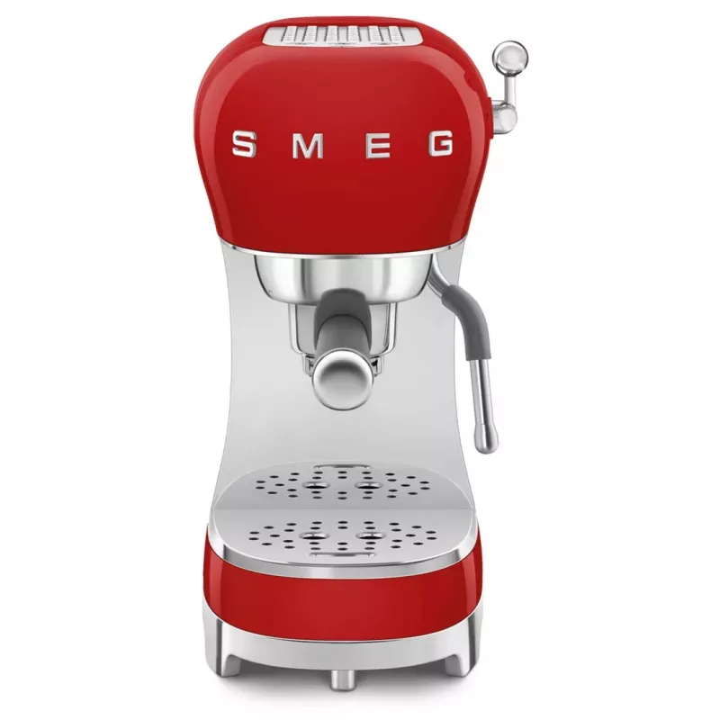 Smeg ECF02RDEU 50's Style Manual Espresso Machine 1.1 L Raudona