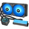 Thermaltake Floe RC 240 All-in-One Liquid CPU Cooler with Integrated RAM Water Block, 240mm Radiator, 2x 120mm ARGB PWM Fans, Intel/AMD