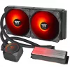 Thermaltake Floe RC 240 All-in-One Liquid CPU Cooler with Integrated RAM Water Block, 240mm Radiator, 2x 120mm ARGB PWM Fans, Intel/AMD