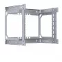 EFB Elektronik Užpakalinis rėmas X-Rack sieniniam korpusui 400-600mm 9U 600x500mm cinkuotas (WGX-BF09)