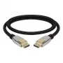 GOOD CONNECTIONS Premium DisplayPort 2.0 laidas, 54 Gbit/s, UHBR 13.5, 4K @240Hz / 8K @60Hz, pilnai metalinė jungtis, varis, 3 m, juoda