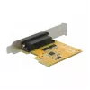 Delock PCI Express x1 kortelė 2 x Serial RS-232 High Speed 921K ESD apsauga nuo viršįtampio
