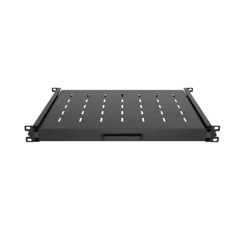 LANBERG AK-1020-B 19 inch 1U Sliding Shelf 350mm Black