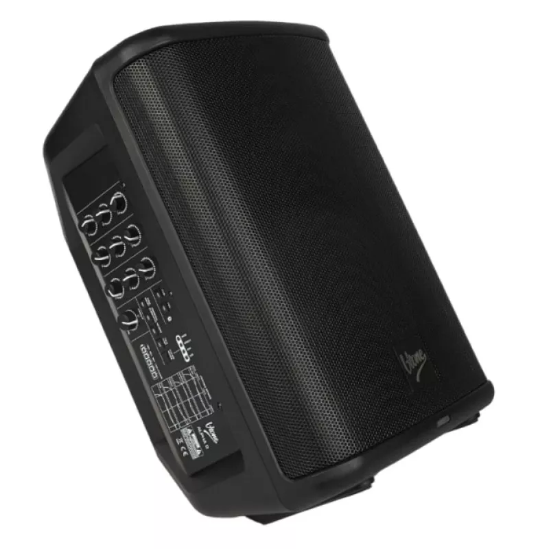 V-TONE ALPHA 8 Aktyvi Baterijinė Koloninė PA Sistema su Įmontuotu Mikšeriu, 300W RMS, 8 inch Žemų Dažnių Garsiakalbis, Bluetooth, USB/SD, Reverbas