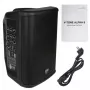 V-TONE ALPHA 8 Aktyvi Baterijinė Koloninė PA Sistema su Įmontuotu Mikšeriu, 300W RMS, 8 inch Žemų Dažnių Garsiakalbis, Bluetooth, USB/SD, Reverbas