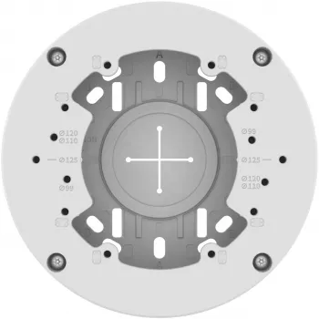 Hanwha Vision SBV-140BW Connection Box - Aliuminis - Baltas - skirtas QNV-C8083R/C9083R, QND-7012R/22R/82R, QNE-8011R