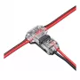 Synergy 21 LED FLEX Strip Papildoma Easy Connect T formos jungtis 2 linijoms skaidri