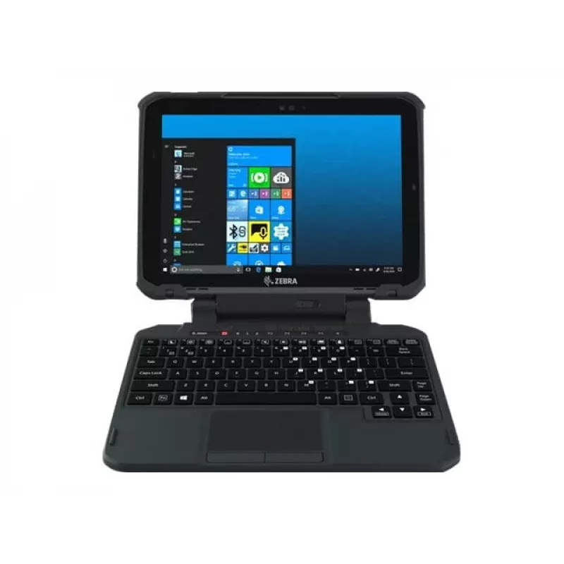 Zebra 2-in-1 klaviatūra su jutikliniu kilimėliu ir ištraukiama rankena – su foniniu apšvietimu – QWERTY US – skirta Zebra ET80, ET85