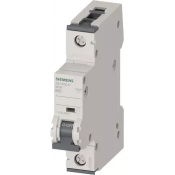 Siemens Miniatiūrinis automatinis jungiklis 10 A 1-polius B 5SY4110-6