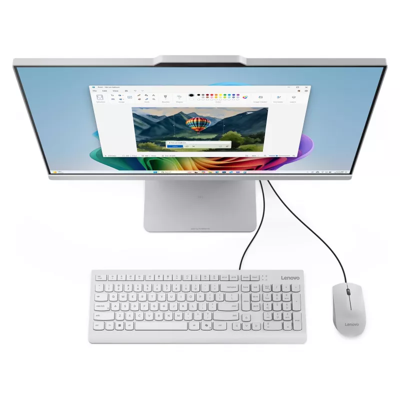 Lenovo IdeaCentre AIO 24AKP10 All-in-One PC, AMD Ryzen 5 7530U, 23,8 inch Full HD IPS, 16GB RAM, 1TB SSD, Windows 11 Home, Black