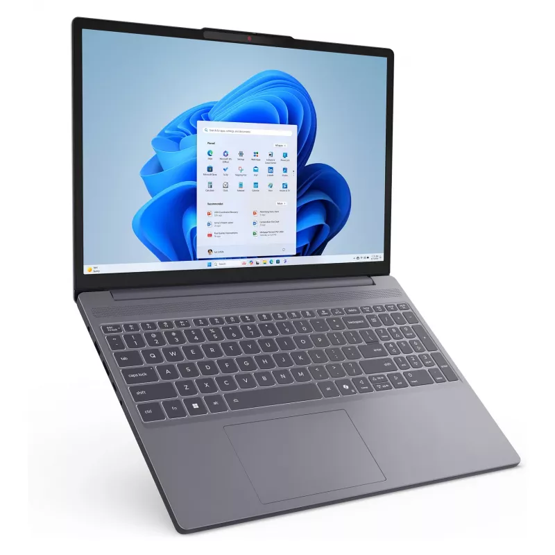 Lenovo IdeaPad Slim 3 15ARP10 83K700UEGE nešiojamas kompiuteris, 15,3 colio WUXGA IPS, AMD Ryzen 7 170, 16GB DDR5, 1TB SSD, Windows 11 Home, vokiška klaviatūra