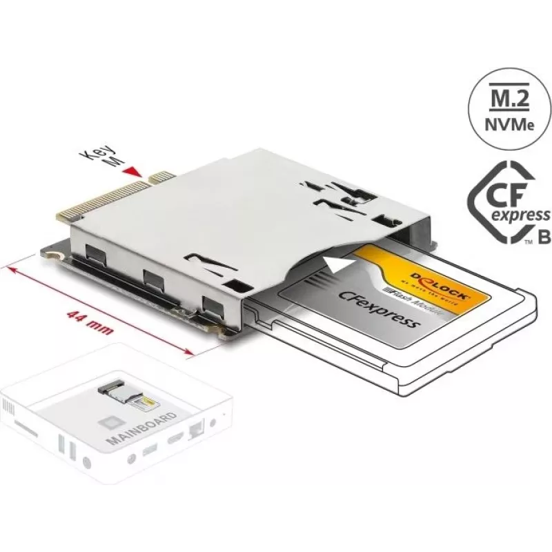 Delock M.2 Key M į CFexpress Type B adapteris (64362)